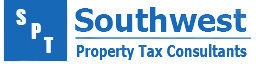 A green background with the words south county property tax.